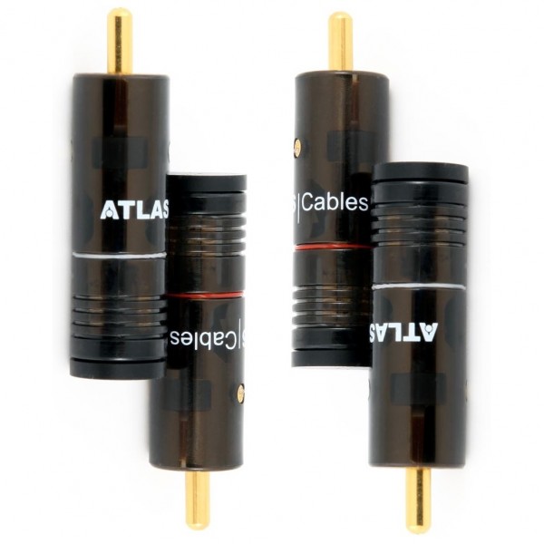 Atlas Cable Terminator Analog RCA Plug Pack of 4
