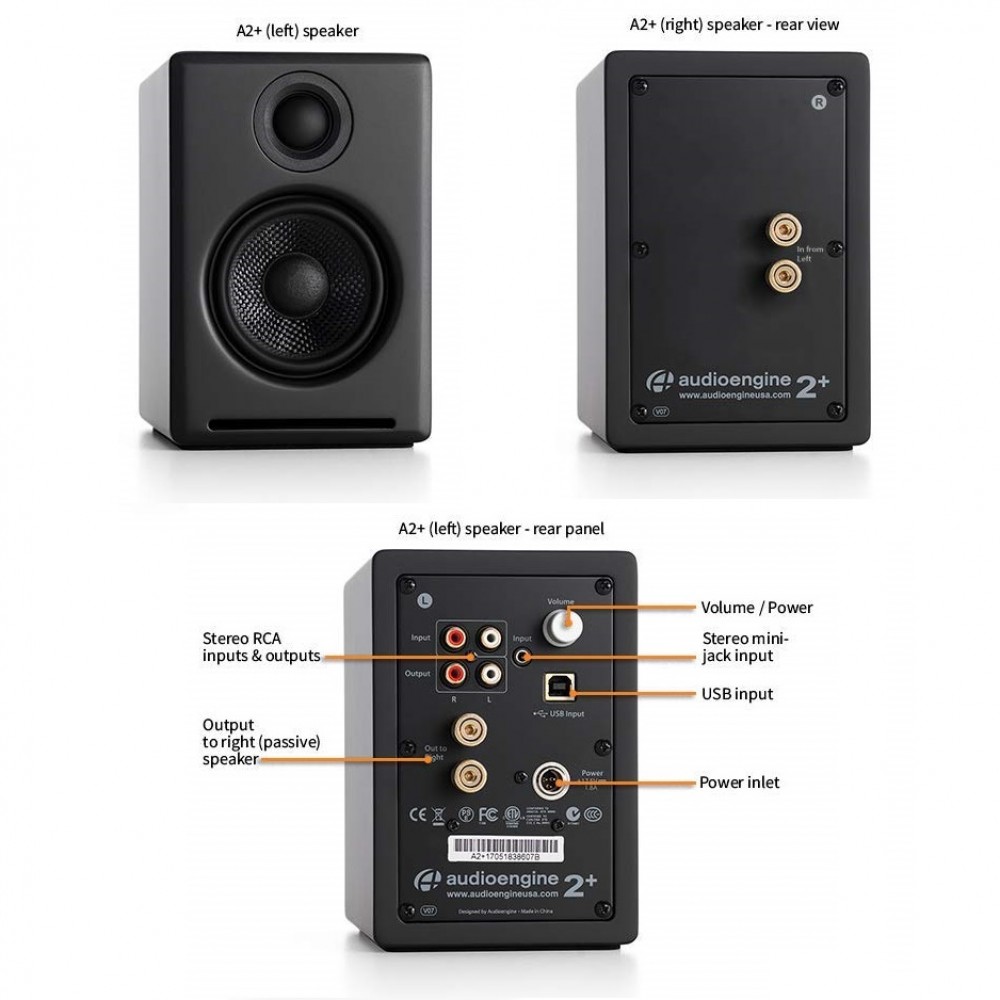AudioEngine A2+ Aktif Bluetooth Hoparlör