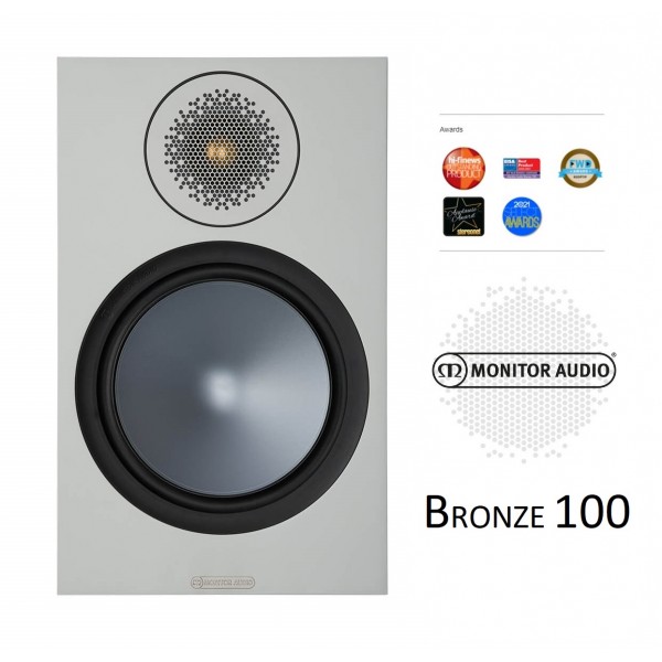 Monitor Audio Bronze 100 Bookshelf Speaker 6G Kentsel Gri