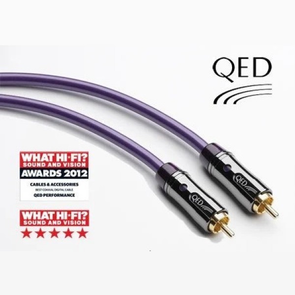 QED QE-6200 Performance Digital Audio Coaxial İnterconnect Kablo 1 Metre